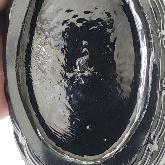 Antique Sowerby Victorian Black Milk Glass Basket #1157 Bowl Dish Marked Peacock - Picture 7 of 15